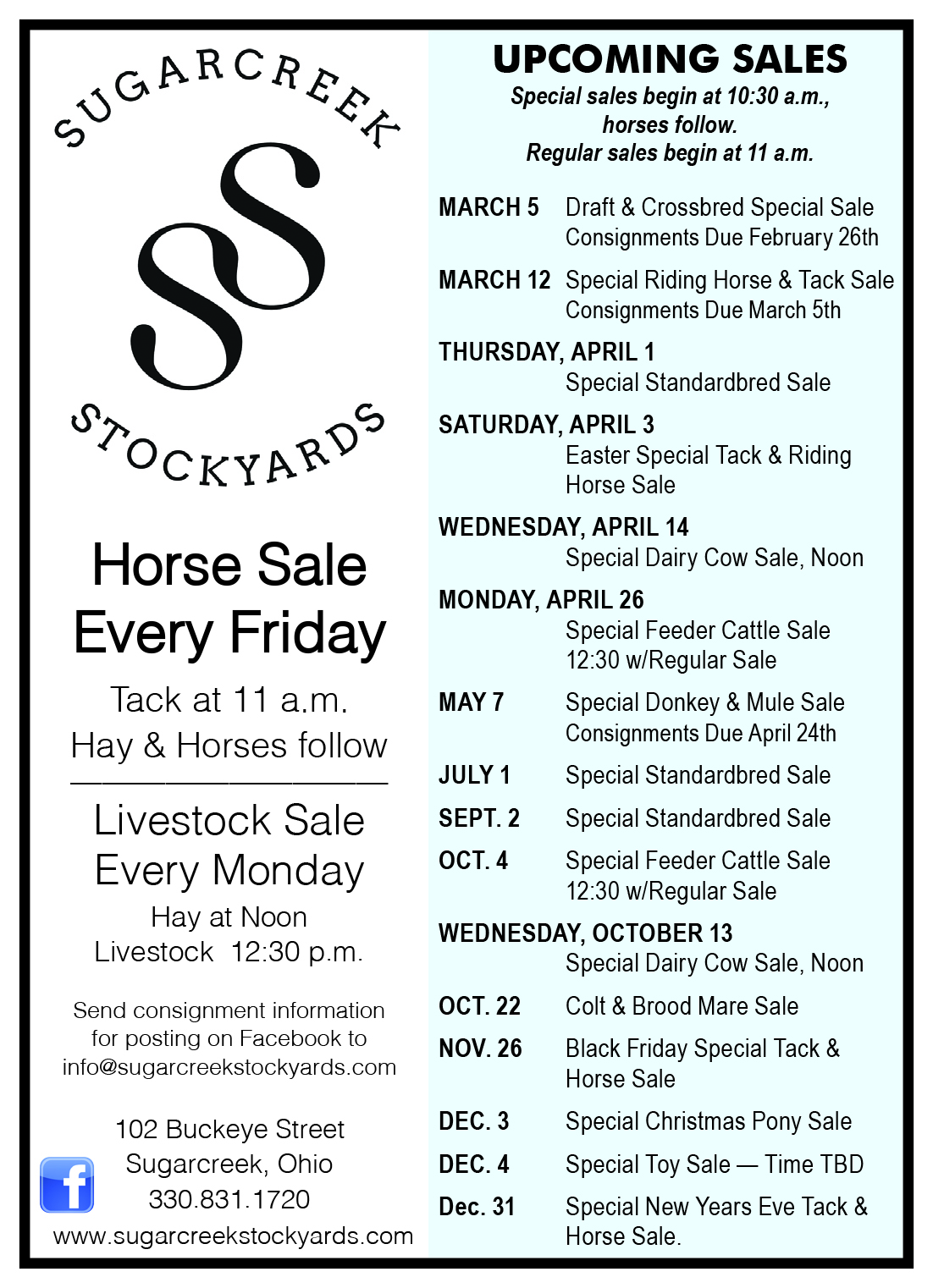 Easter Tack & Riding Horse Sale