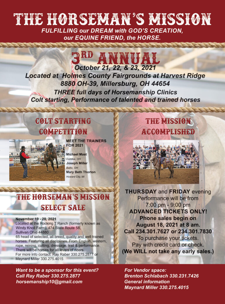 3rd Annual The Horseman’s Mission
