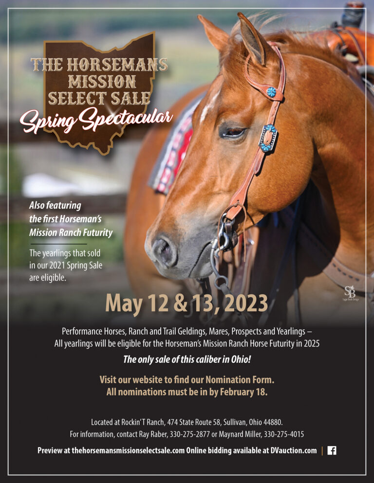 The Horsemans Mission Select Sale Spring Spectacular